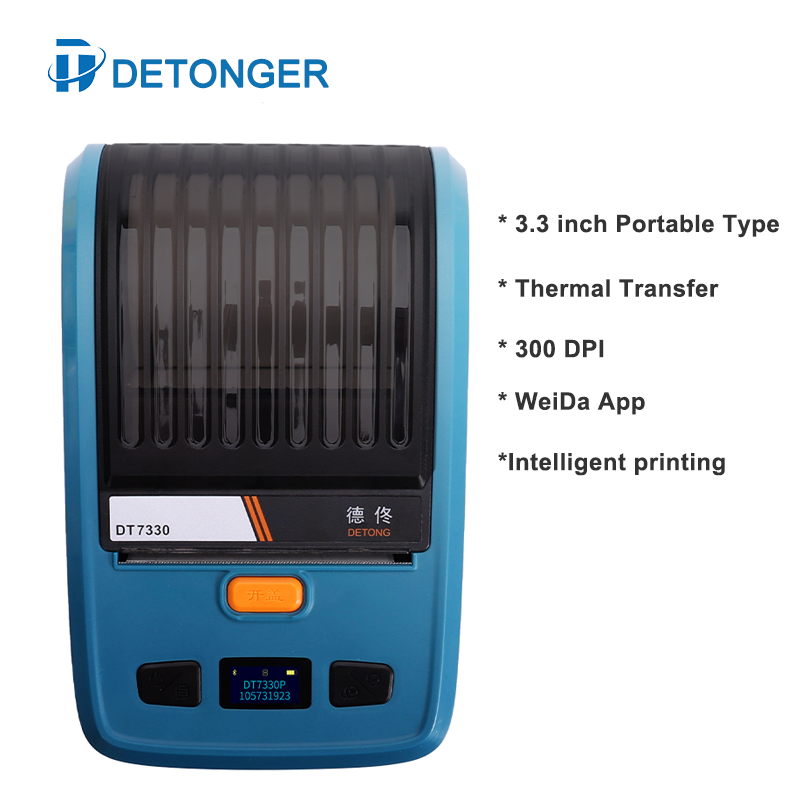 DETONGER 3.3 inch portable the - огляд і ціна Commercial Ribbon Printing Machine