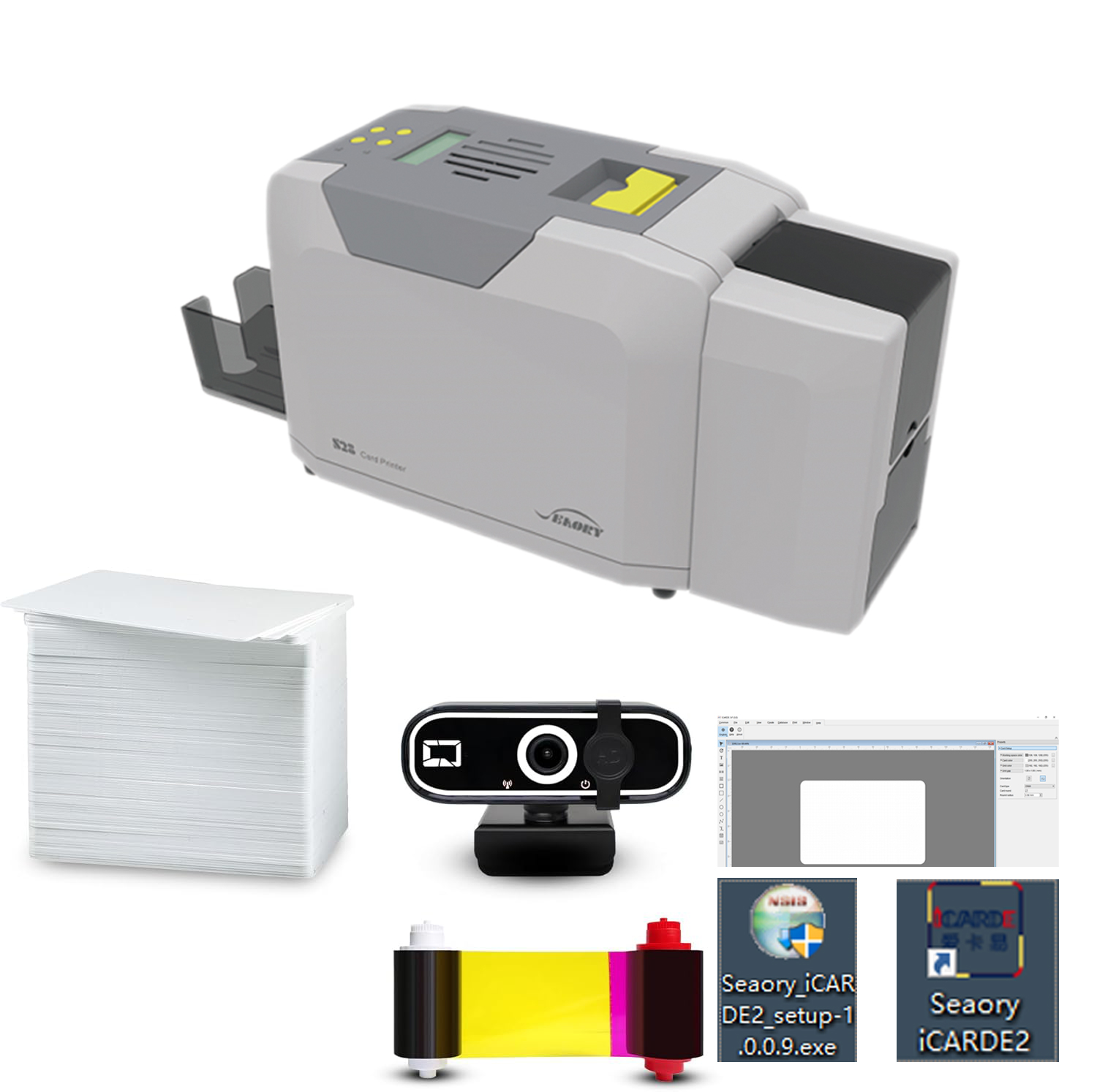 Seaory S28 Dual Sided ID Card  - огляд і ціна Commercial Ribbon Printing Machine