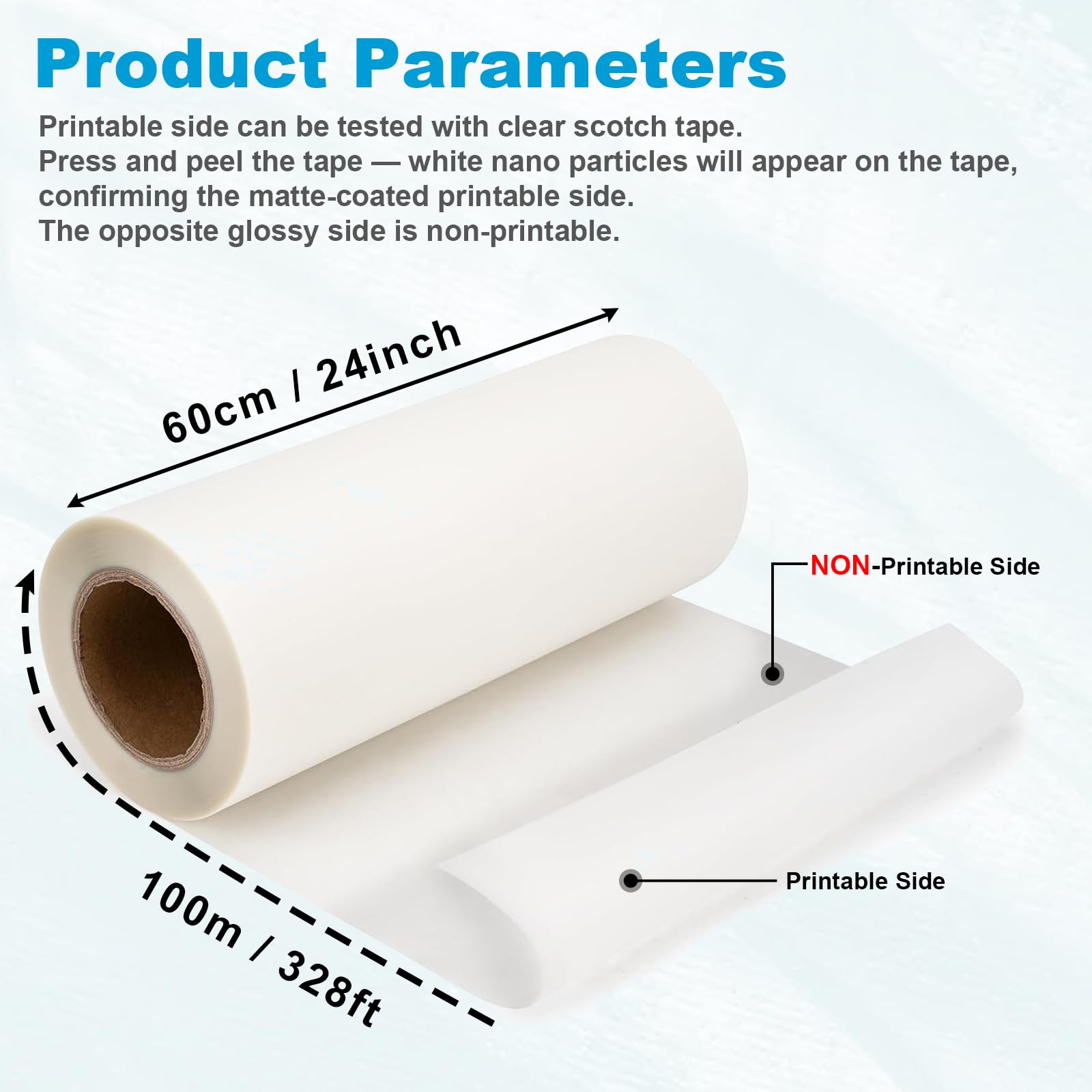 DTF Transfer Film Rolls 24in×3 - огляд і ціна Commercial Printing On Fabric