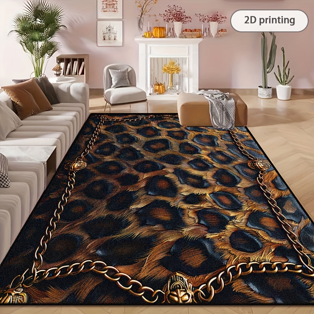 Leopard Printed Rug, Stylish B - огляд і ціна Commercial Printing And Design