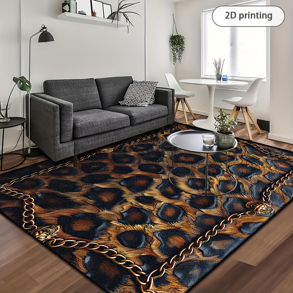 Leopard Printed Rug, Stylish B - огляд і ціна Commercial Printing And Design