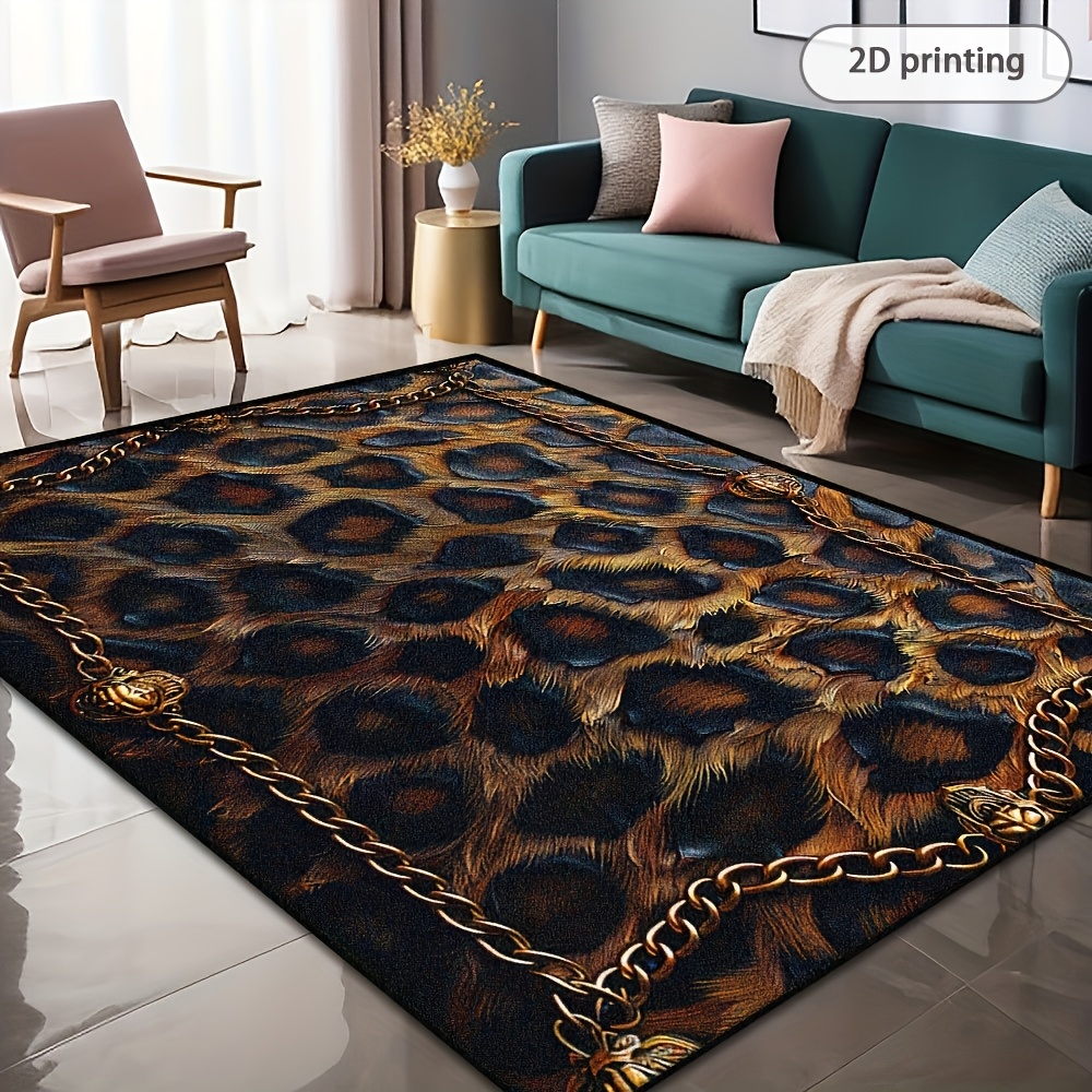 Leopard Printed Rug, Stylish B - огляд і ціна Commercial Printing And Design