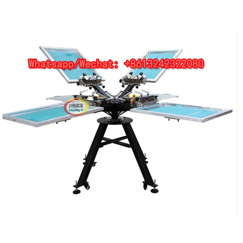 4 Color Screen Printing Machin - огляд і ціна Commercial Ribbon Printing Machine