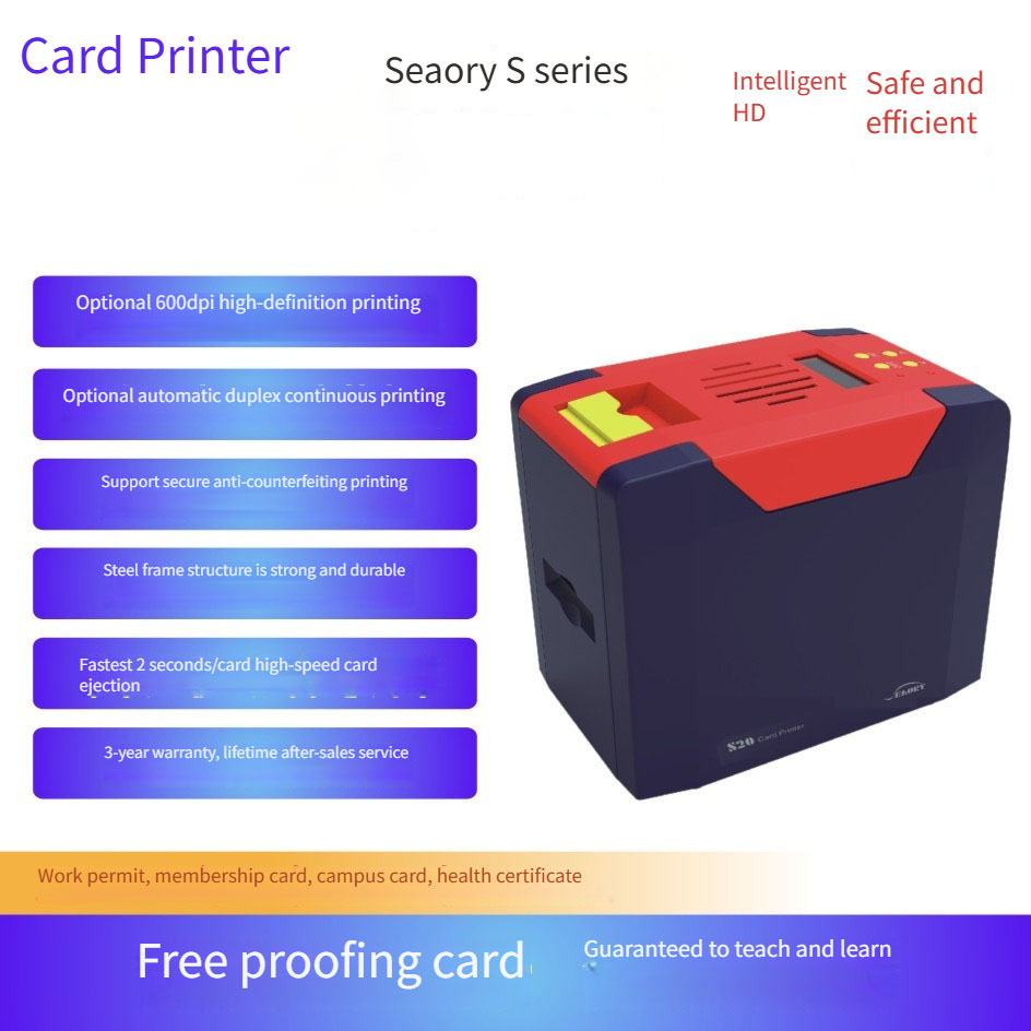 ID PVC Card Printer Machine Ma - огляд і ціна Commercial Ribbon Printing Machine