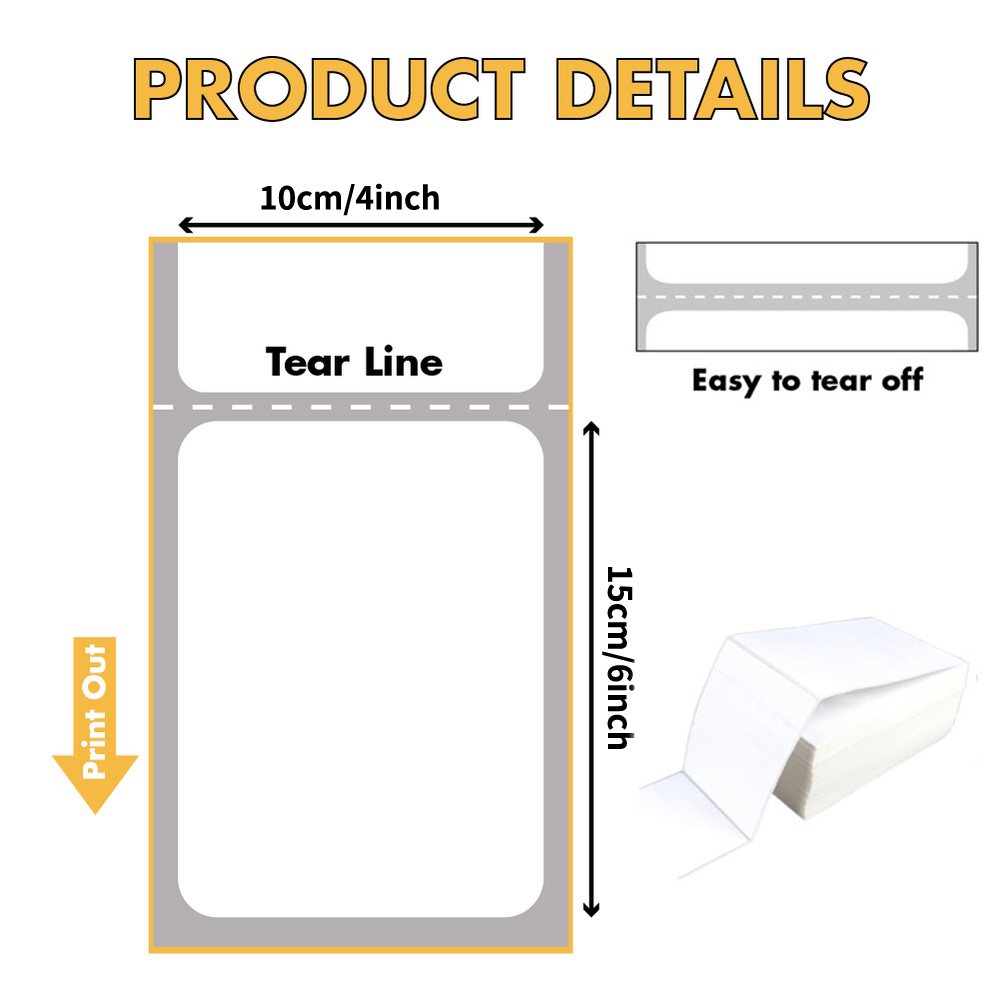 4x6Inch Thermal Shipping Label - огляд і ціна Commercial Label Printing Machine