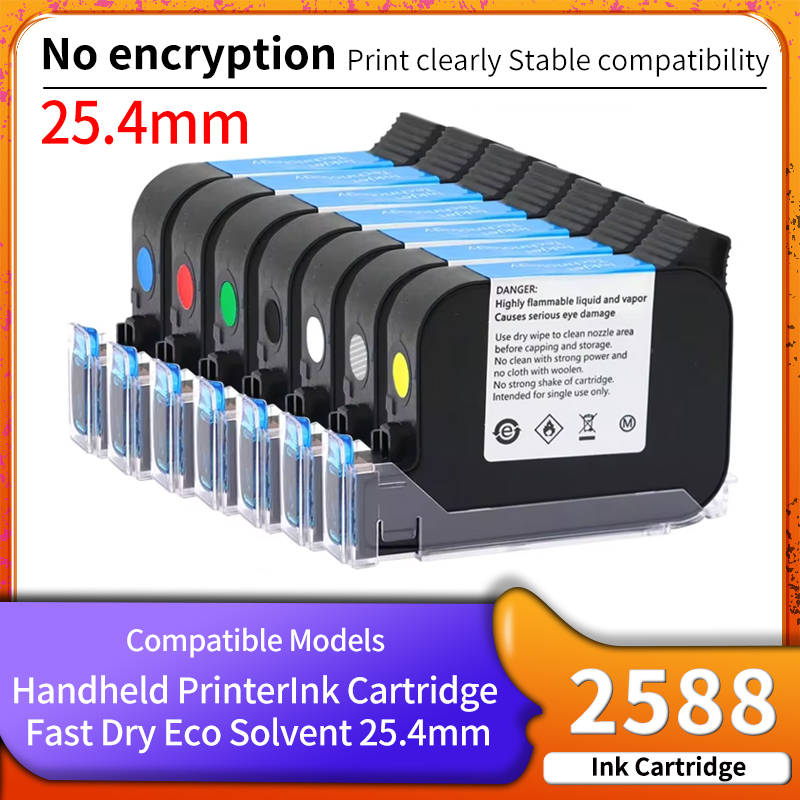25.4mm 2588+M 2588 Thermal Ink - огляд і ціна Solvent Printer Ink