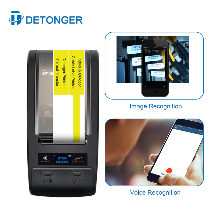 DETONGER DT60S Portable Therma - огляд і ціна Commercial Ribbon Printing Machine